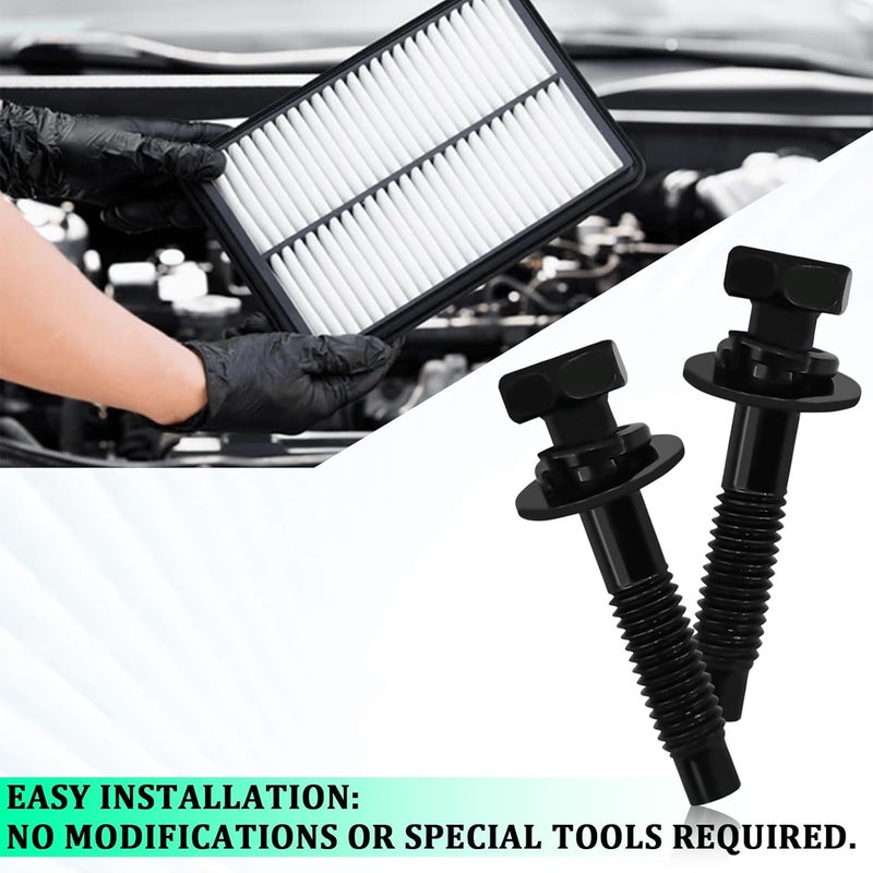 QQWD Air Filter Fastener Bolt Screw for Honda Accord Civic CR-V Acura Odyssey Air Filter Housing Screws Replacement 90091P36000 Engine Air Cleaner Box Housing Cover Fastener Screw Parts (8 PCS - Image 5
